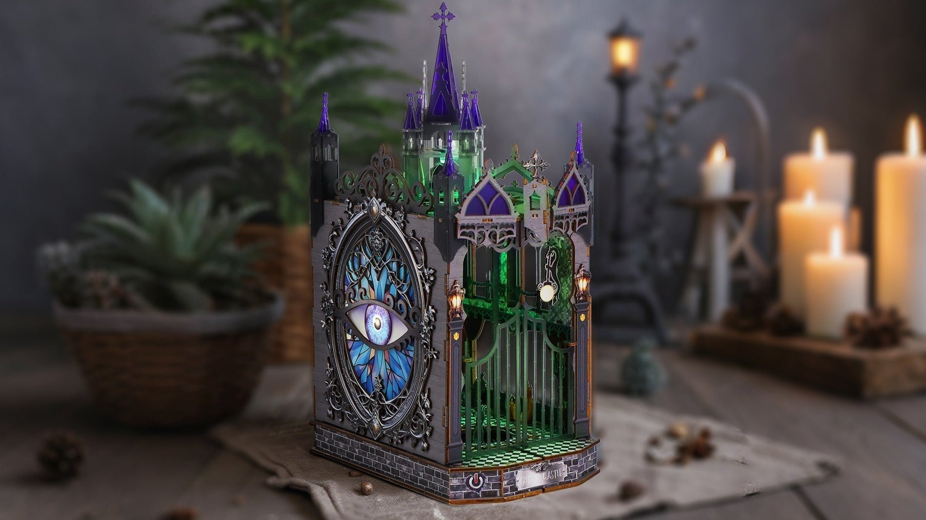 Figuring Out Assembling Three Main Parts in the Kaayee Gothic Book Nook Kit - KAAYEE Puzzle