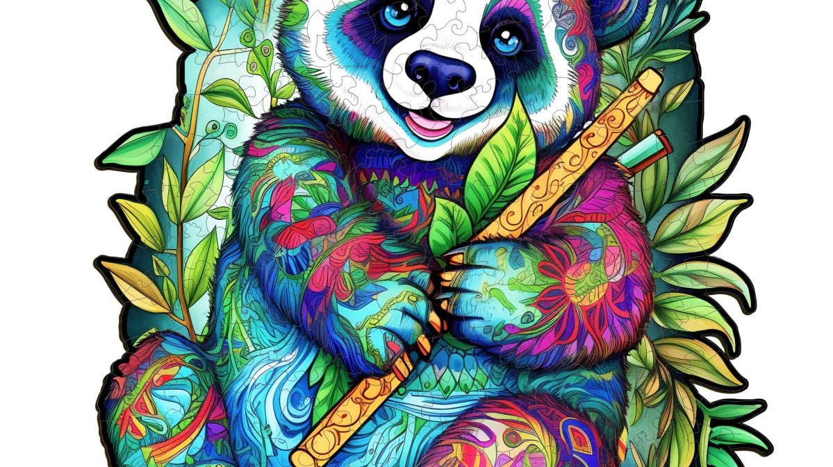 Panda 2 Wooden Jigsaw Puzzle