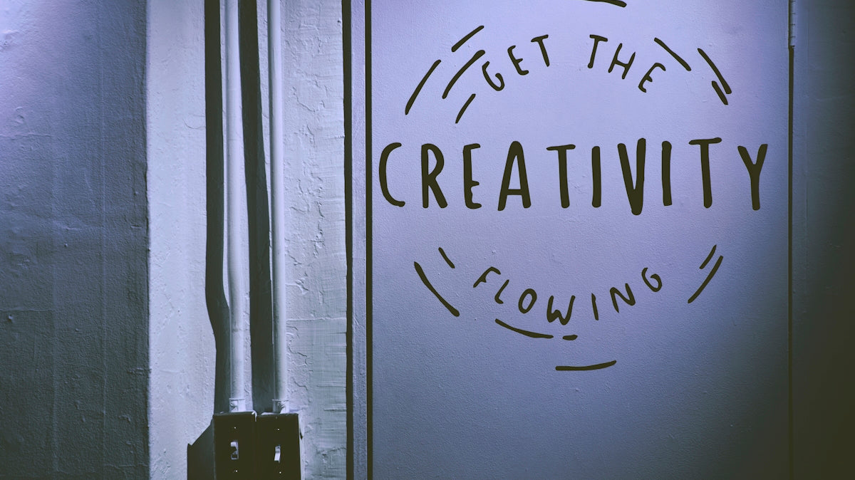 Creativity flowing advertisement