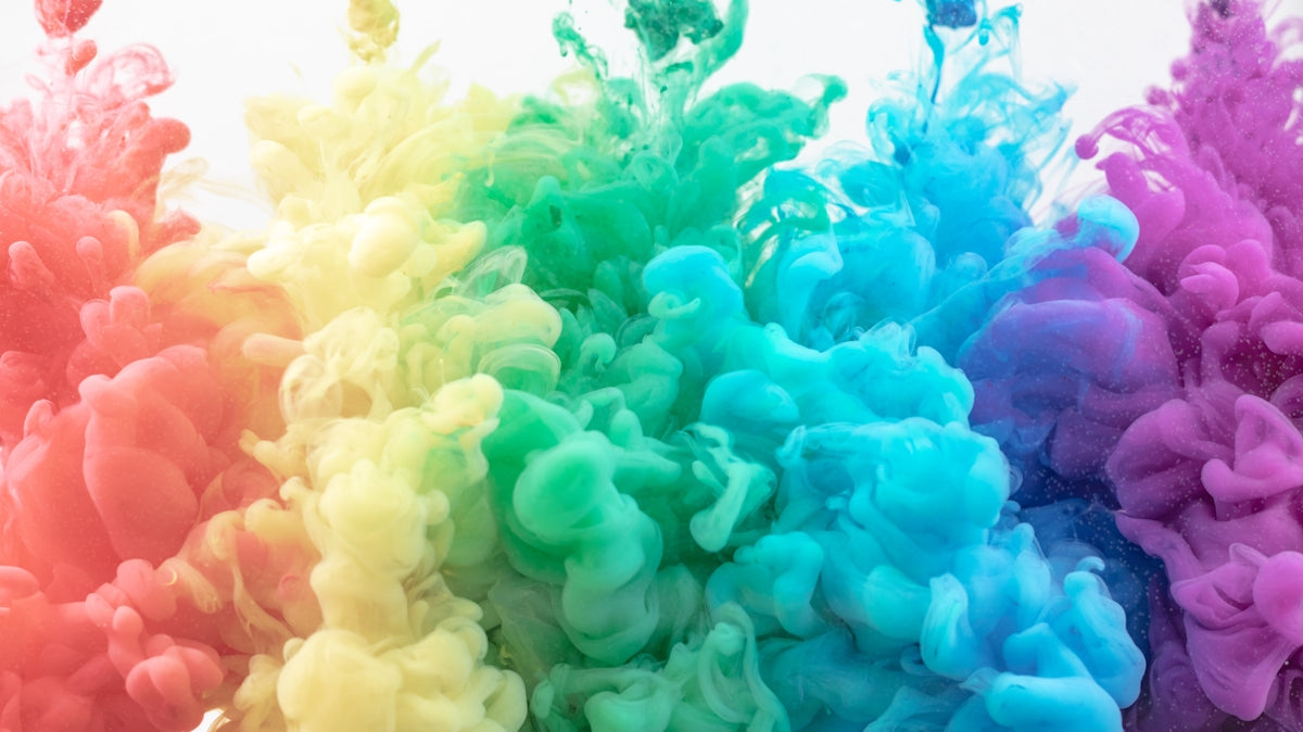 assorted-color smoke