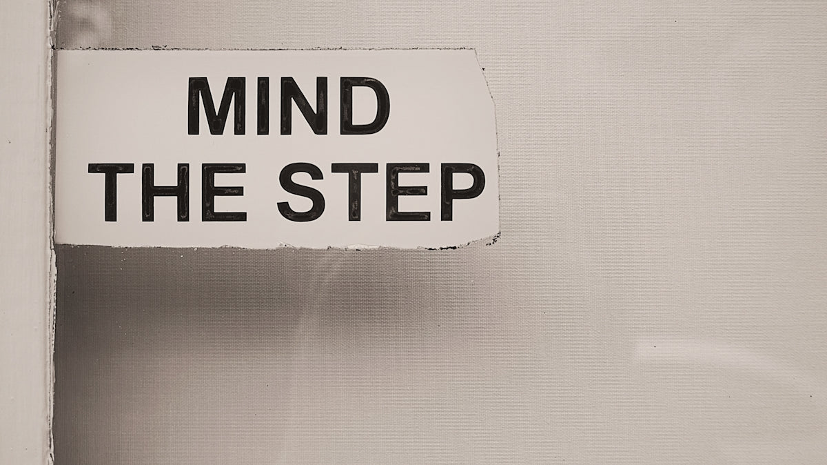 Mind The Step signage