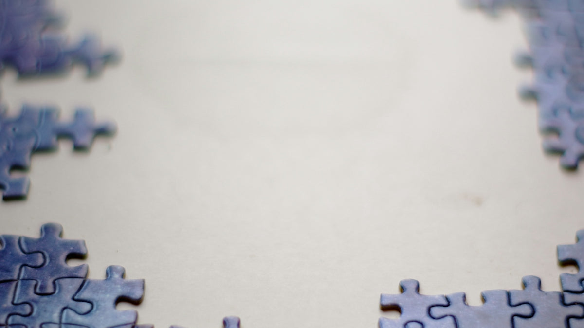 a close up of a piece of a puzzle