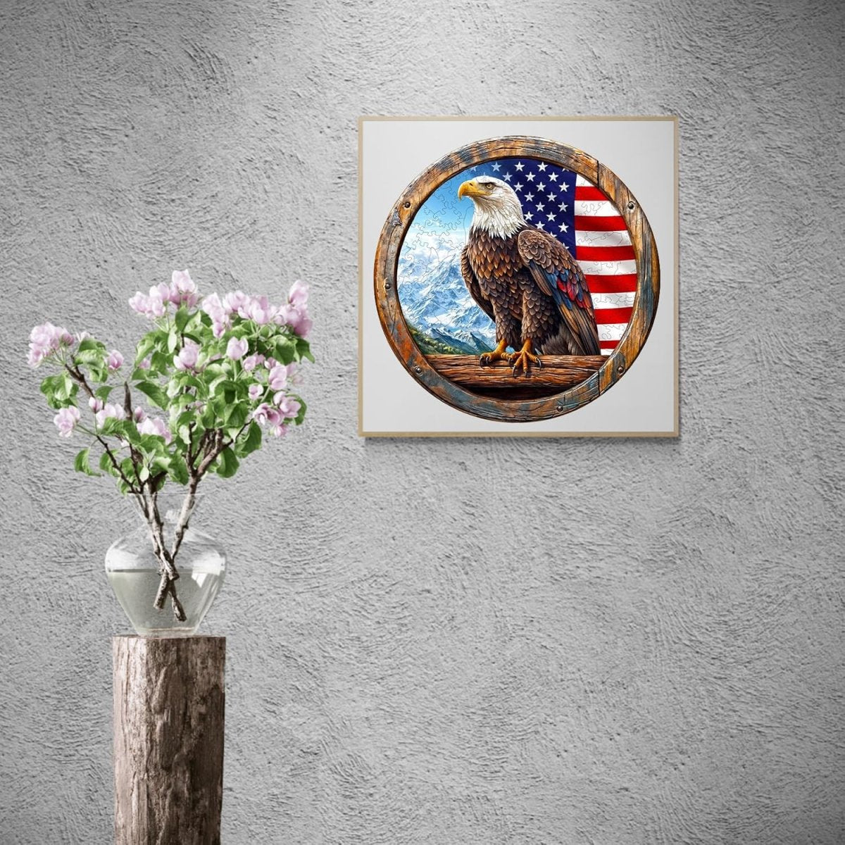 3D Bald eagle Wooden Jigsaw Puzzle - KAAYEE Puzzle