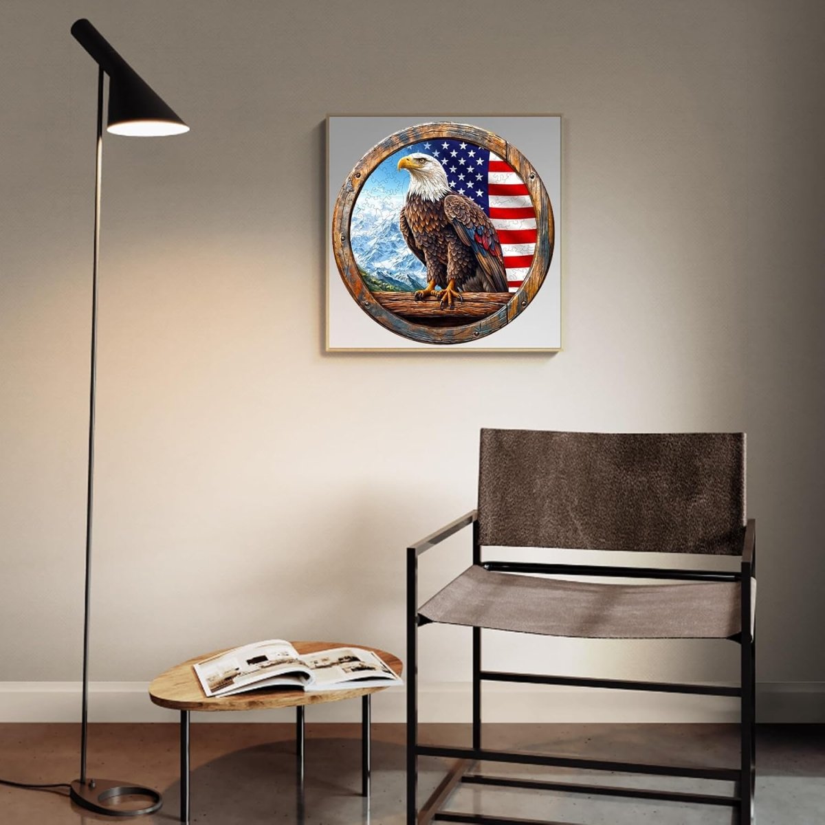 3D Bald eagle Wooden Jigsaw Puzzle - KAAYEE Puzzle