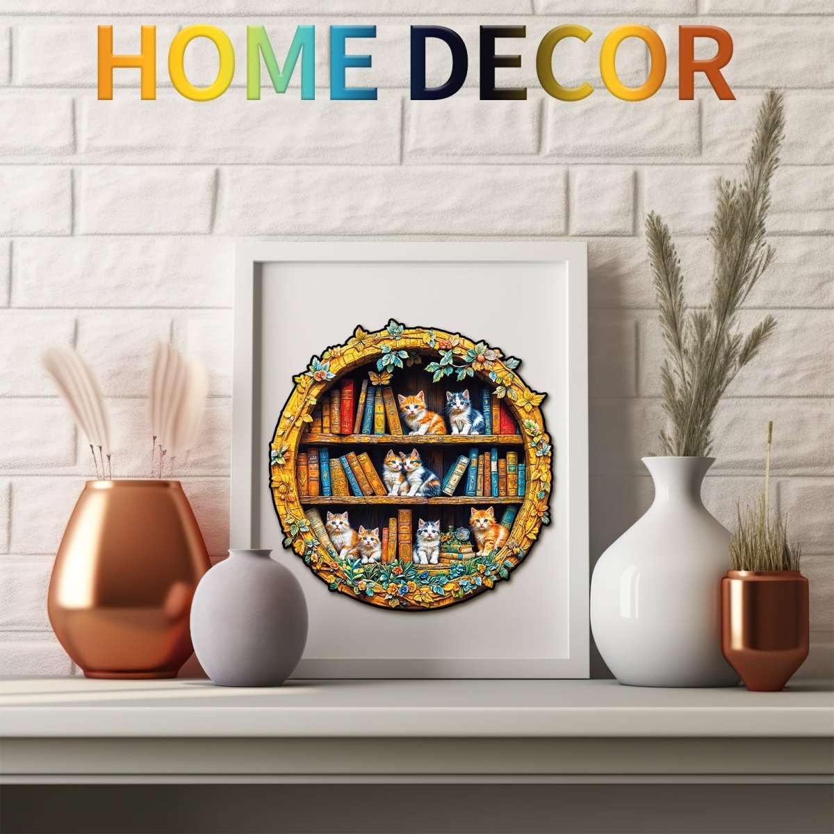 3D READERS PARADISE Wooden Jigsaw Puzzle - KAAYEE Puzzle