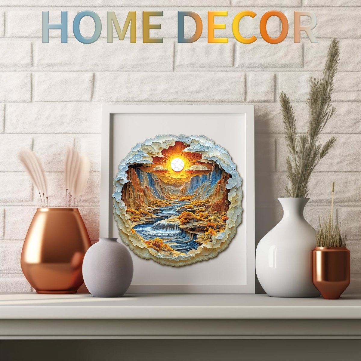 3D Rivers and Mountains Wooden Jigsaw Puzzle - KAAYEE Puzzle