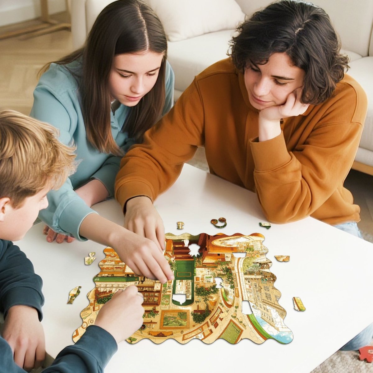 Afternoon Tea Joy Wooden Jigsaw Puzzle - KAAYEE Puzzle