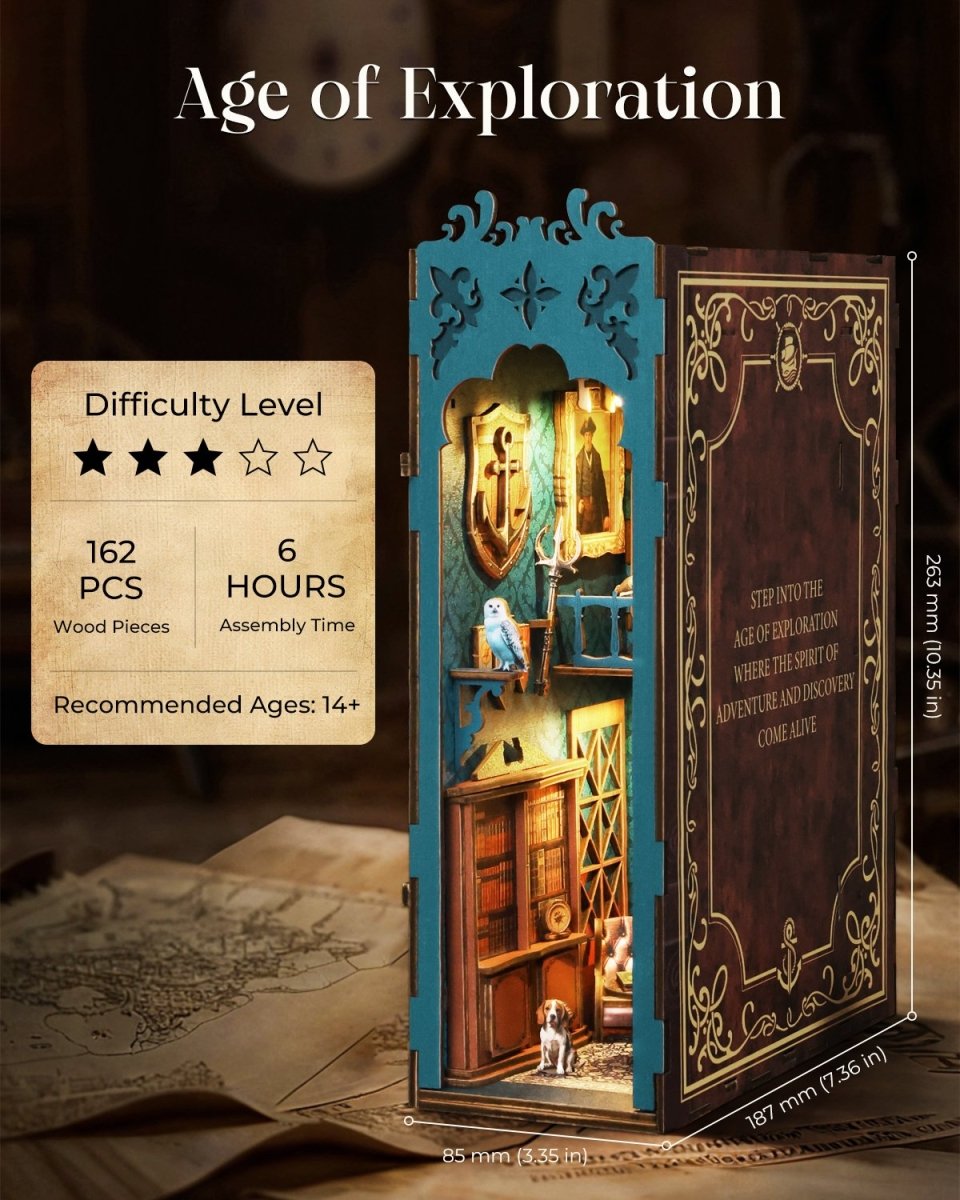 Age of Exploration Book Nook - KAAYEE Puzzle