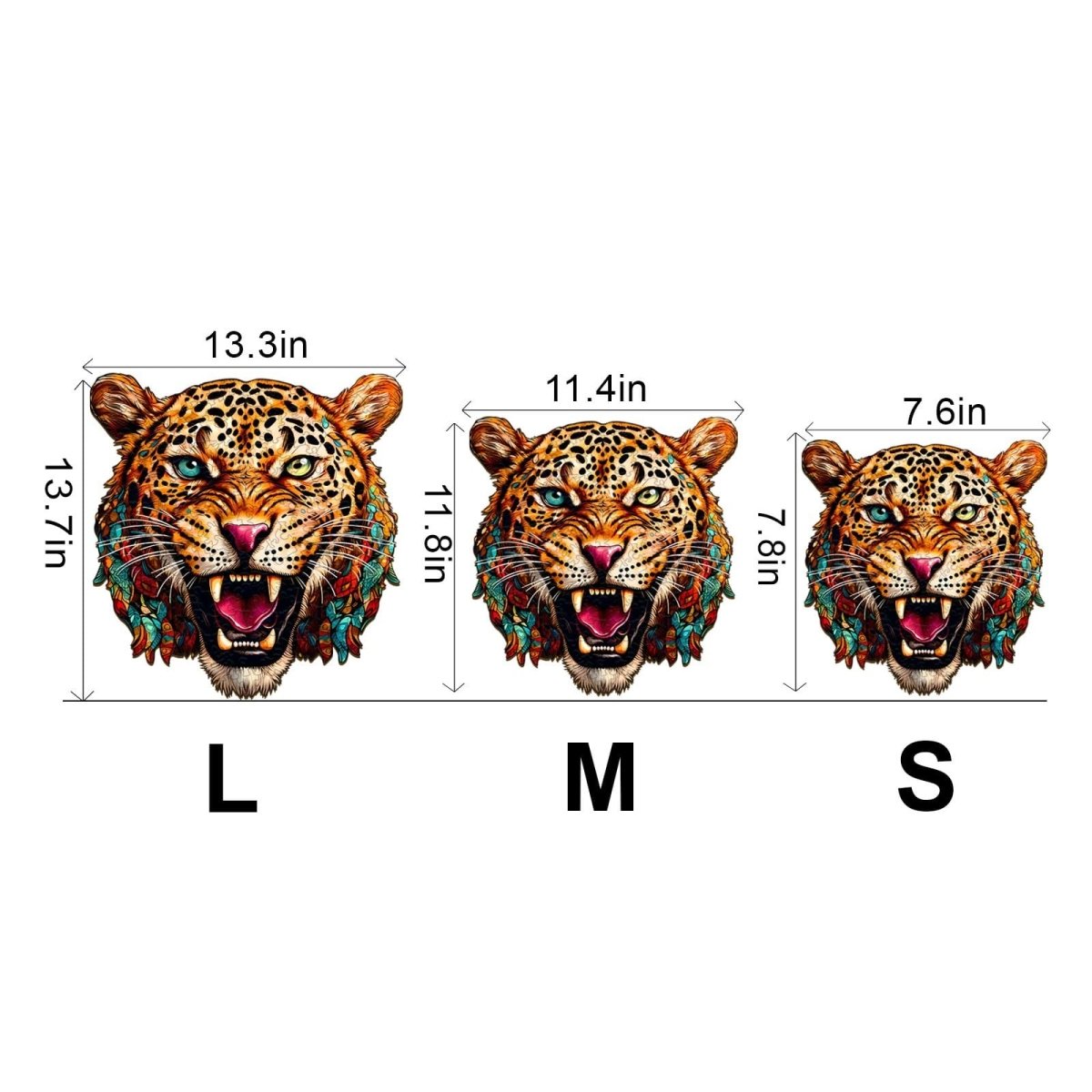 Agile Leopard Wooden Jigsaw Puzzle - KAAYEE Puzzle