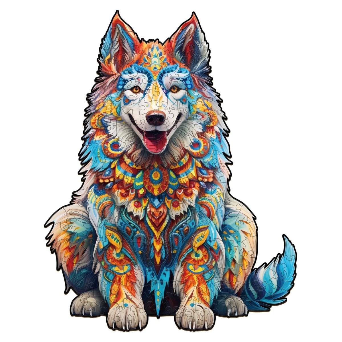 Alaskan Malamute Wooden Jigsaw Puzzle - KAAYEE Puzzle