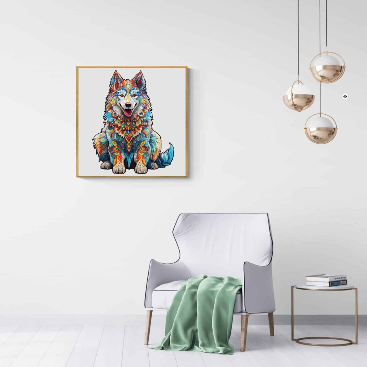 Alaskan Malamute Wooden Jigsaw Puzzle - KAAYEE Puzzle