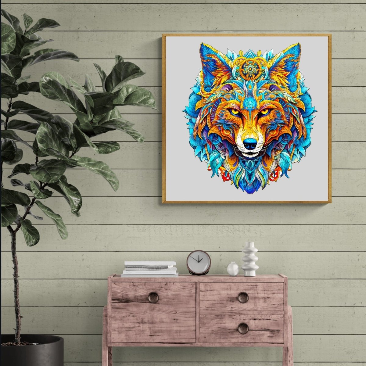 Ambitious Wolf Wooden Jigsaw Puzzle - KAAYEE Puzzle
