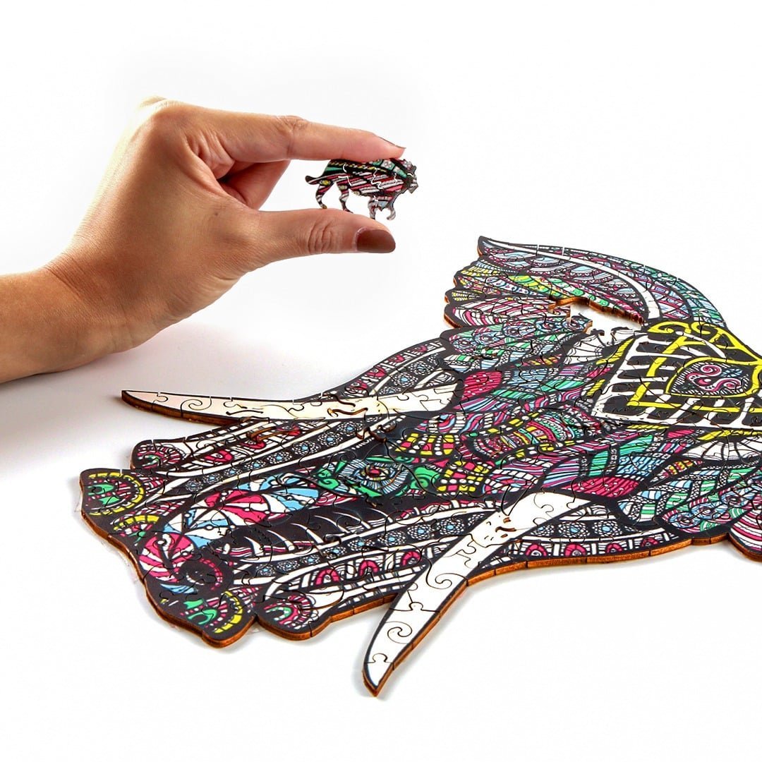 ANCIENT MAMMOTH Wooden Jigsaw Puzzle - KAAYEE Puzzle