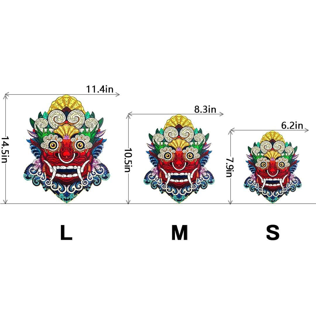 ANCIENT MASK Wooden Jigsaw Puzzle - KAAYEE Puzzle