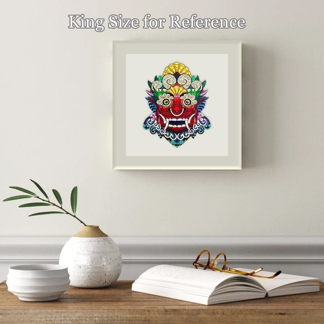 ANCIENT MASK Wooden Jigsaw Puzzle - KAAYEE Puzzle