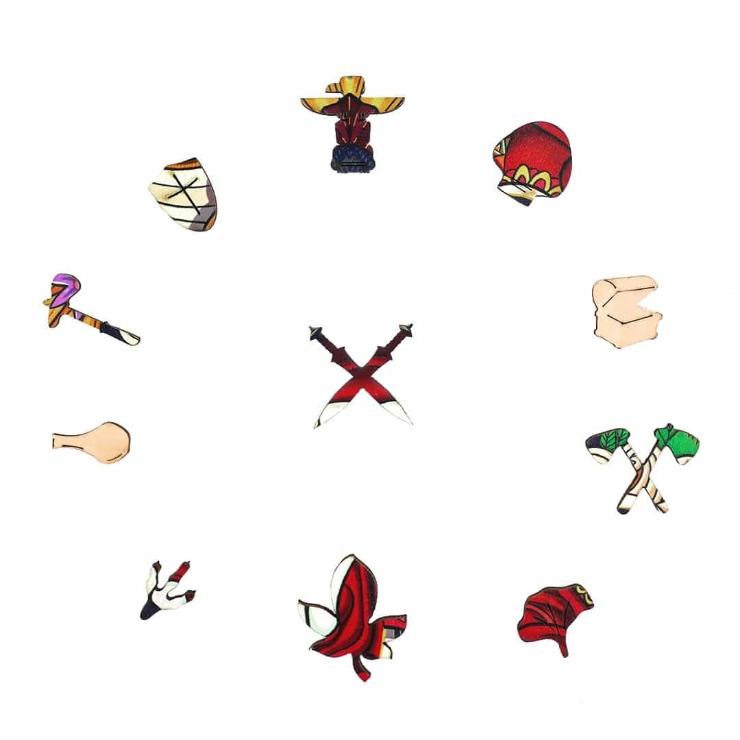 ANCIENT MASK Wooden Jigsaw Puzzle - KAAYEE Puzzle