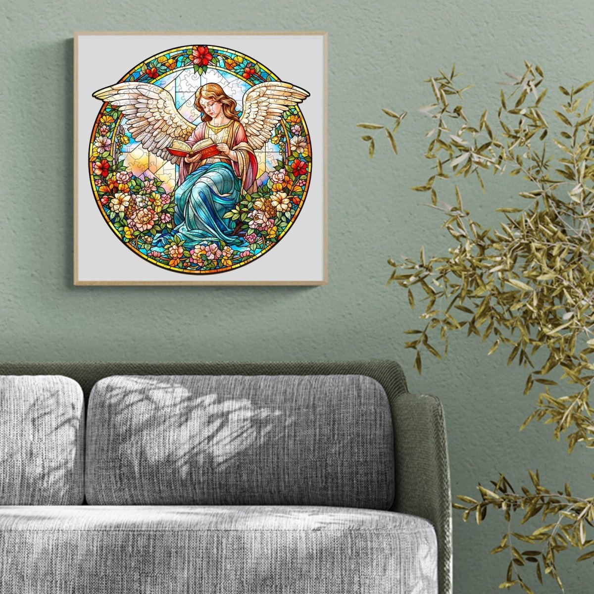 Angelic Garden Wooden Jigsaw Puzzle - KAAYEE Puzzle