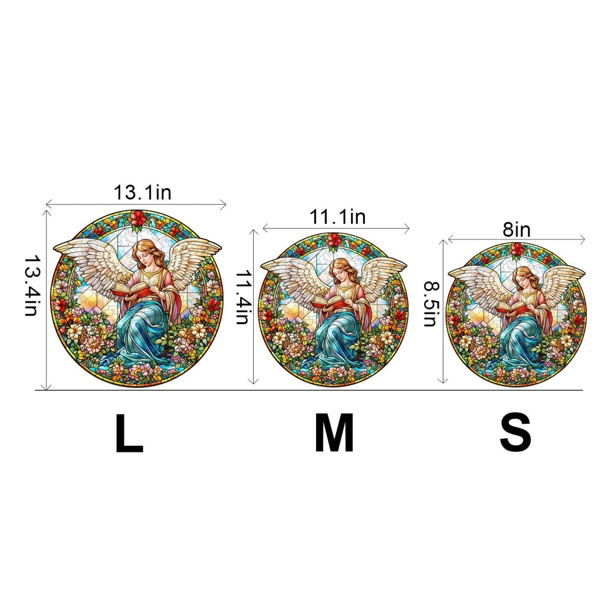 Angelic Garden Wooden Jigsaw Puzzle - KAAYEE Puzzle