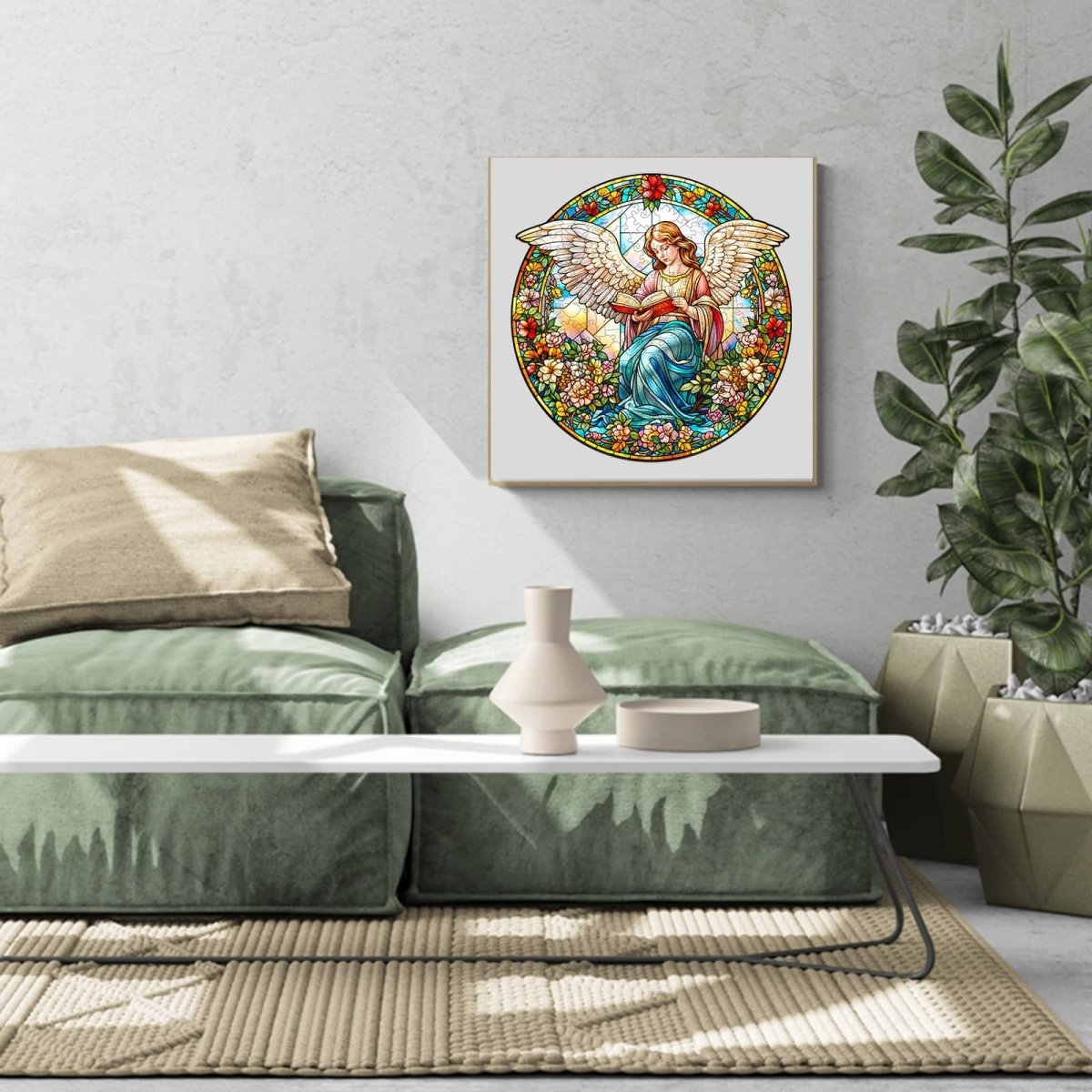 Angelic Garden Wooden Jigsaw Puzzle - KAAYEE Puzzle