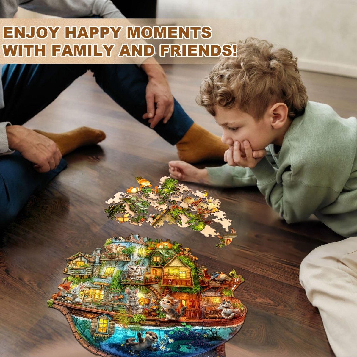 Animal Ark Wooden Jigsaw Puzzle - KAAYEE Puzzle