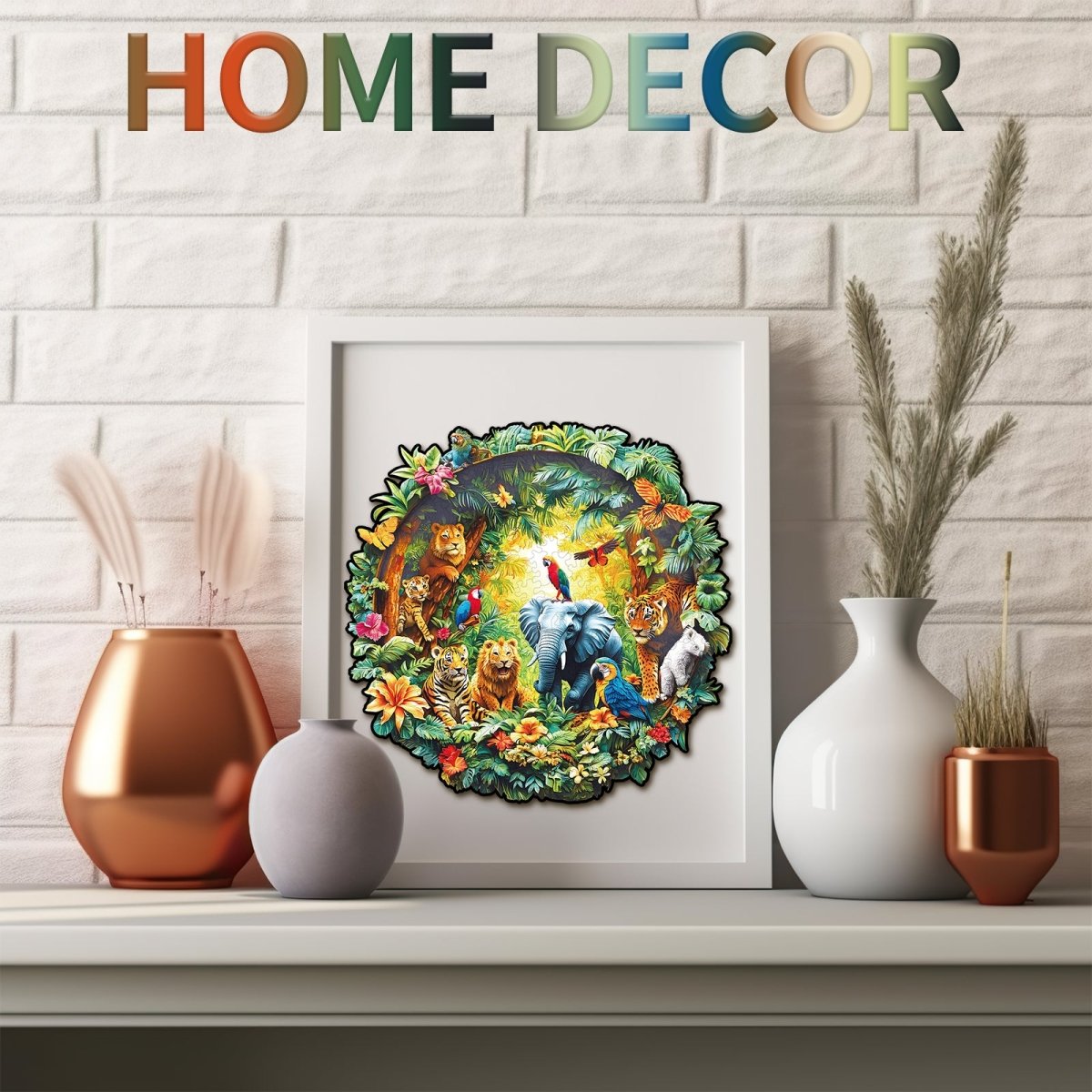 Animal Paradise Wooden Jigsaw Puzzle - KAAYEE Puzzle