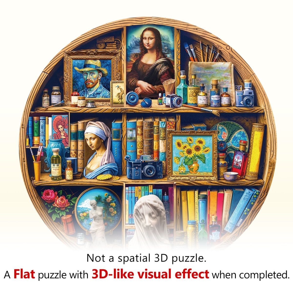 Artist Closet Wooden Jigsaw Puzzle - KAAYEE Puzzle