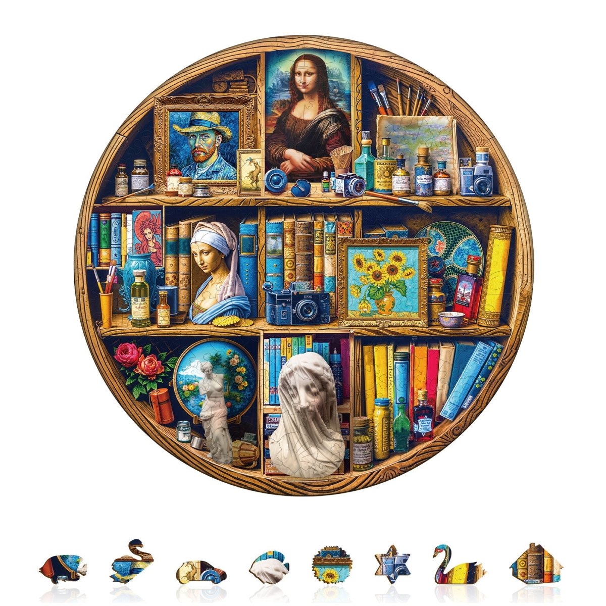 Artist Closet Wooden Jigsaw Puzzle - KAAYEE Puzzle