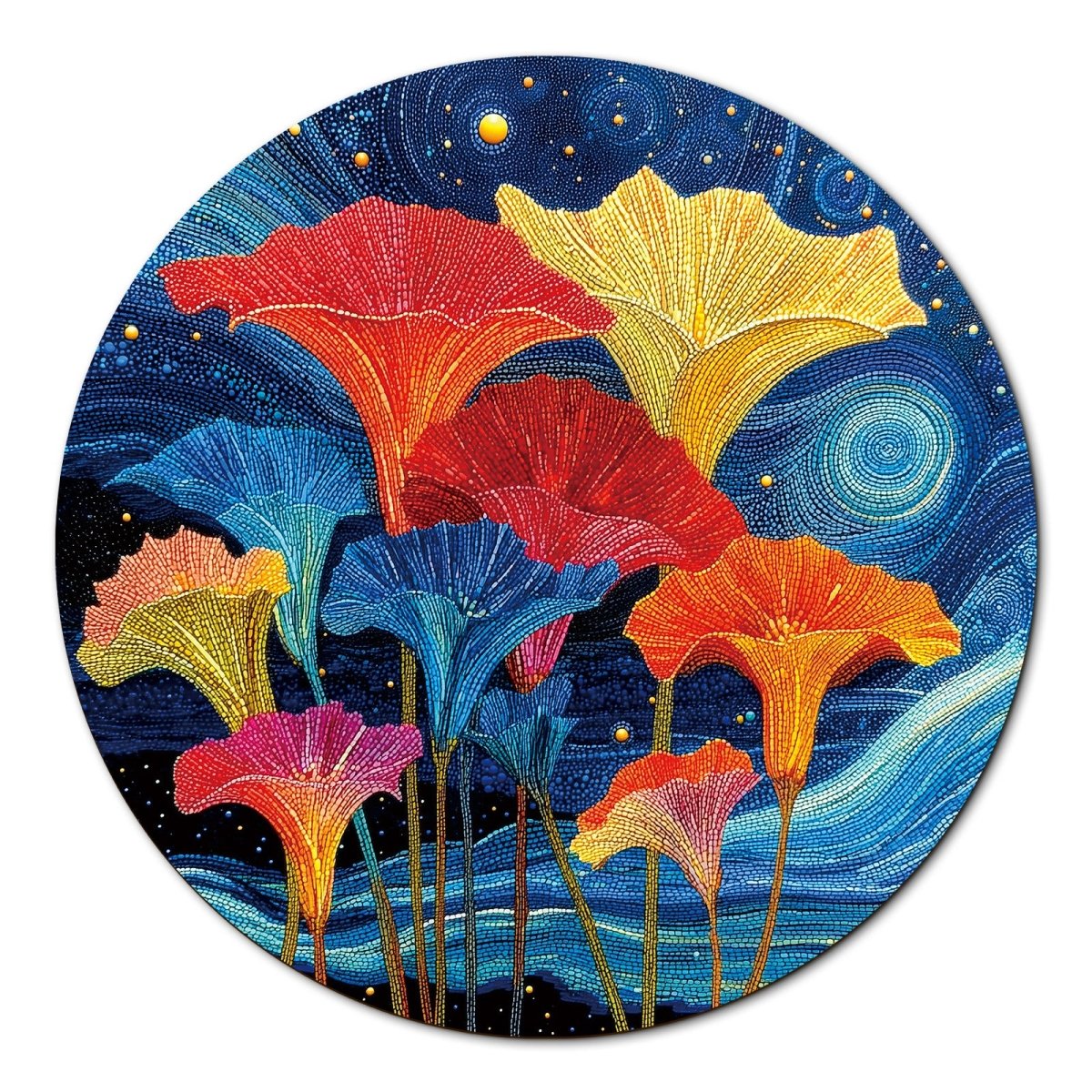 Artistic 1000 - Piece Cardboard Jigsaw Puzzle - Blossoms in the Starry Sea - KAAYEE Puzzle