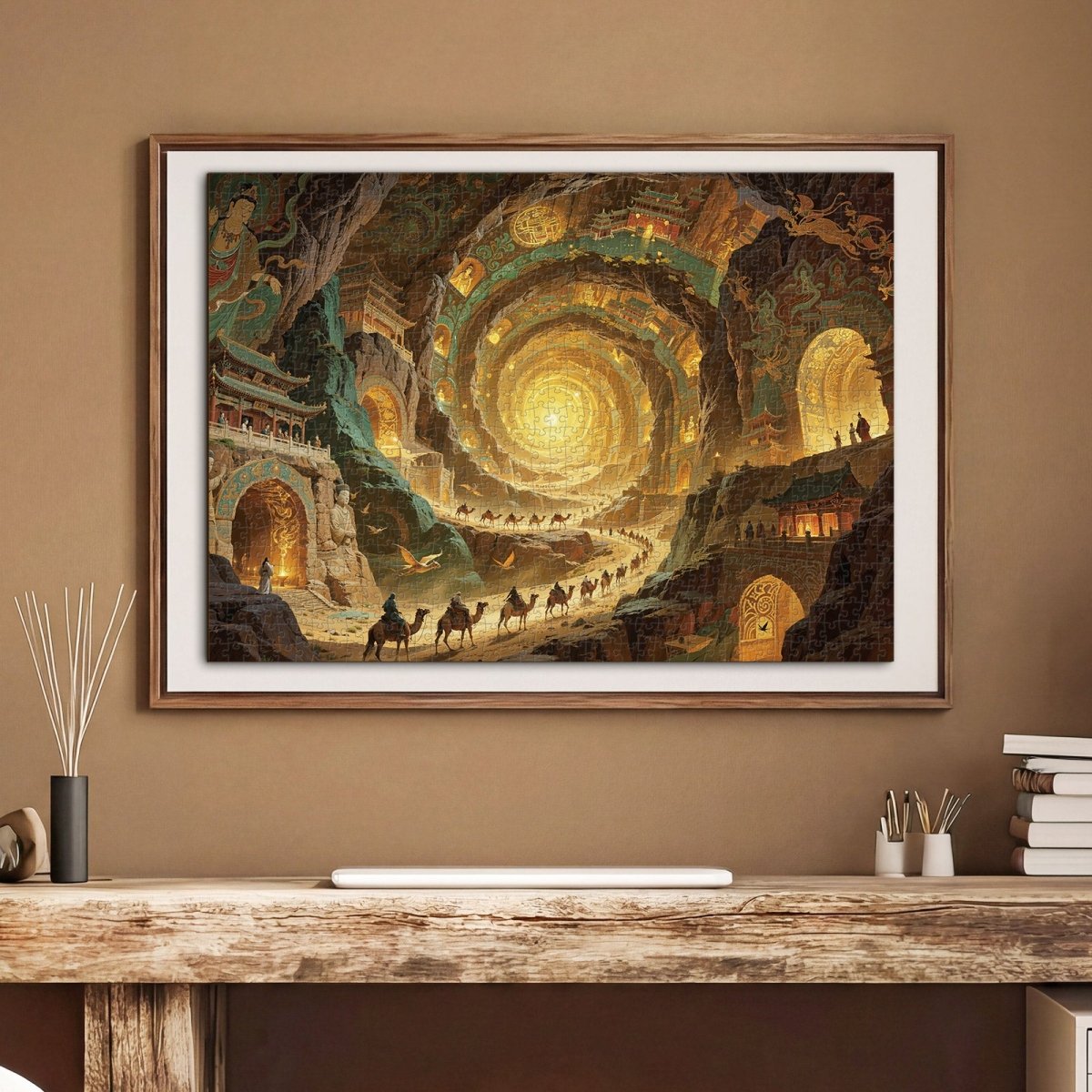 Artistic 1000 - Piece Cardboard Jigsaw Puzzle - Celestial Grotto - KAAYEE Puzzle