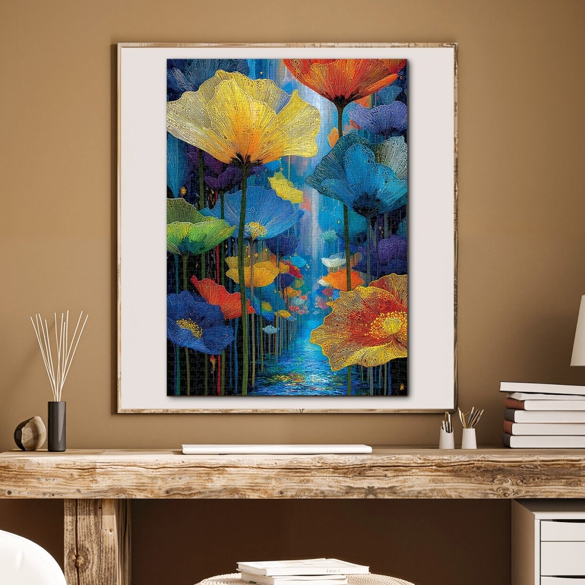 Artistic 1000 - Piece Cardboard Jigsaw Puzzle - Floral Dreamscape - KAAYEE Puzzle