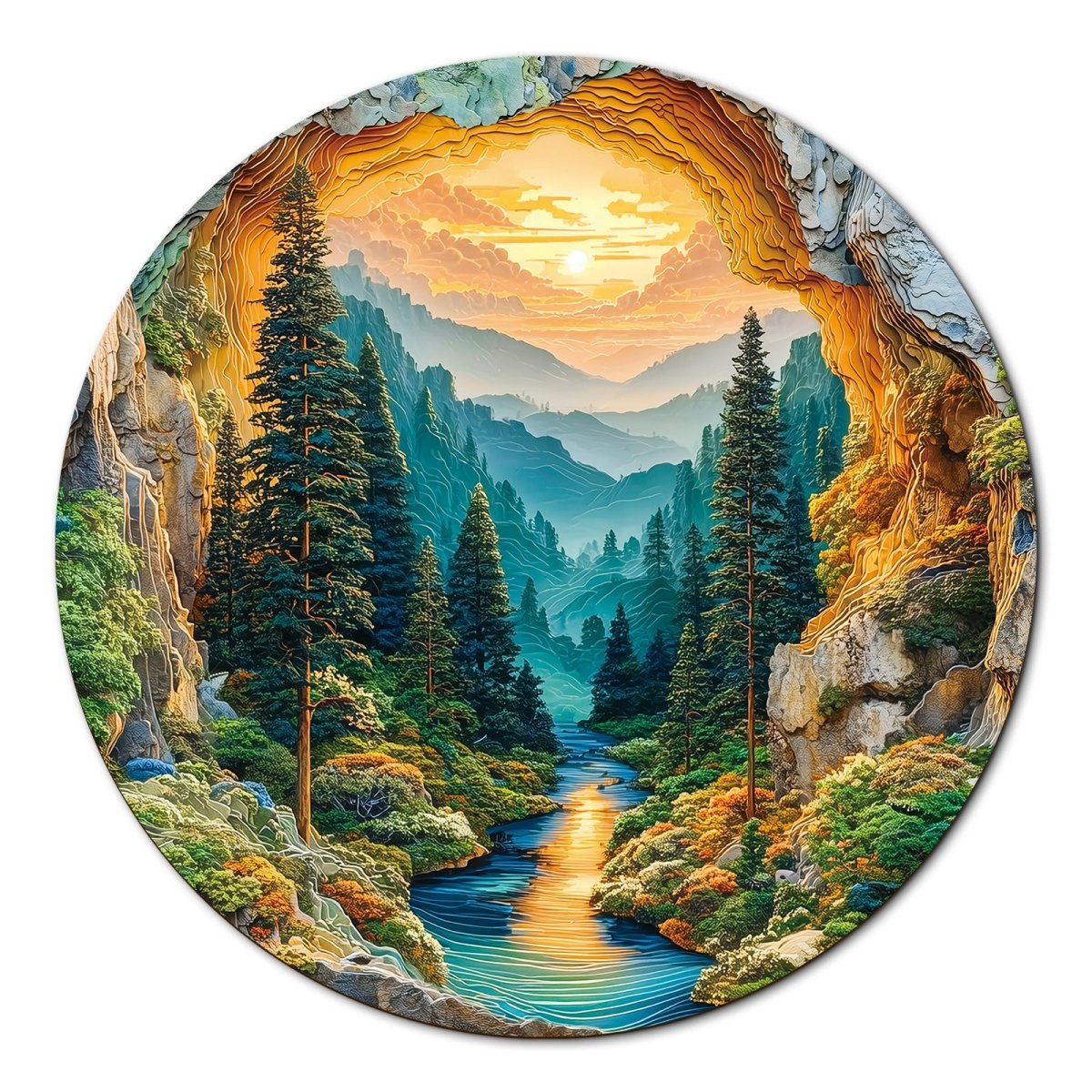 Artistic 1000 - Piece Cardboard Jigsaw Puzzle - Forest - KAAYEE Puzzle