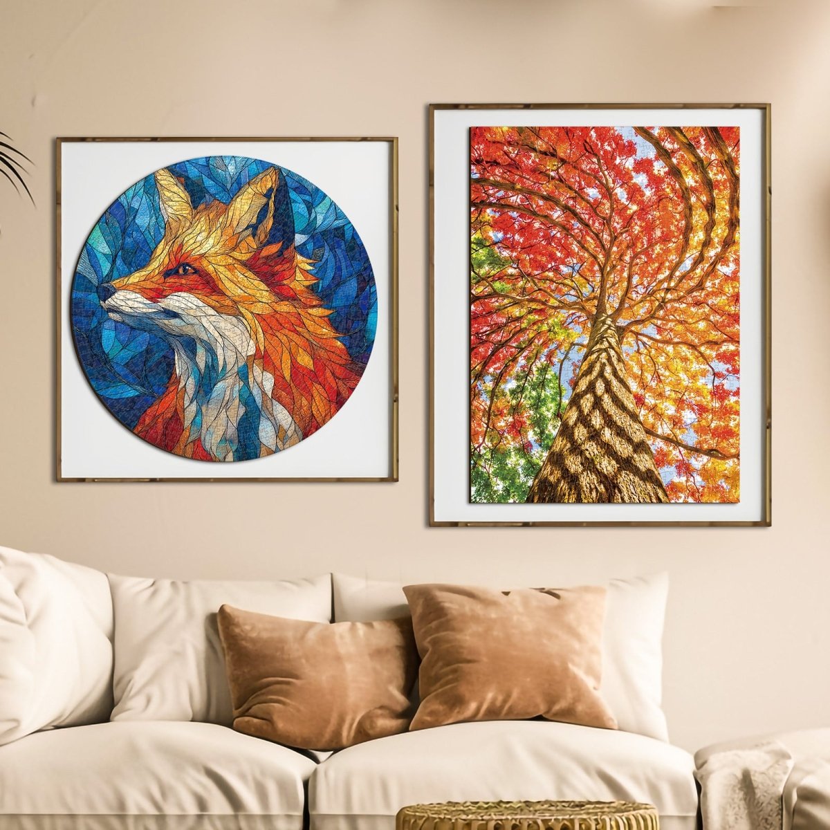 Artistic 1000 - Piece Cardboard Jigsaw Puzzle - Geometric Tree - KAAYEE Puzzle