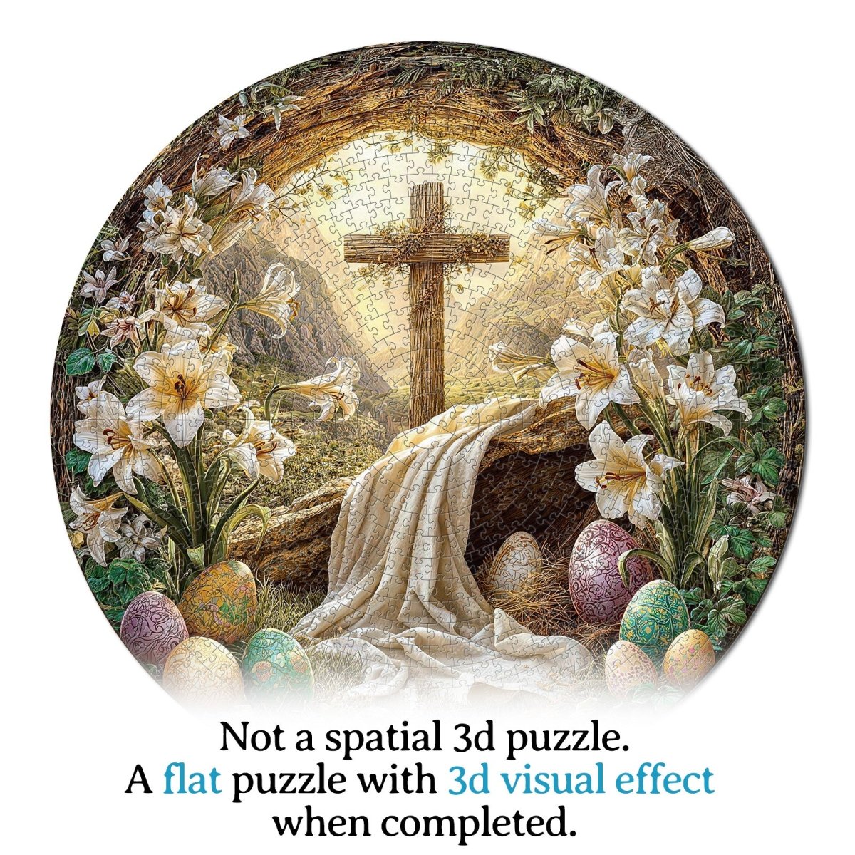 Artistic 1000 - Piece Cardboard Jigsaw Puzzle - Lily of Light - KAAYEE Puzzle