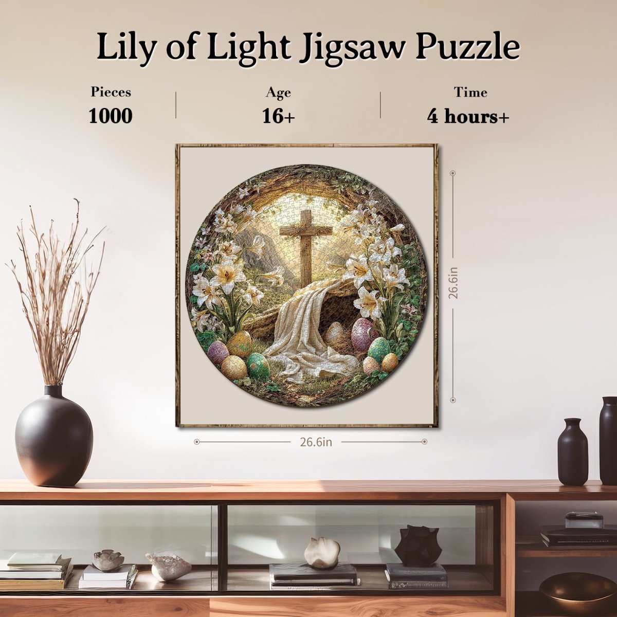 Artistic 1000 - Piece Cardboard Jigsaw Puzzle - Lily of Light - KAAYEE Puzzle