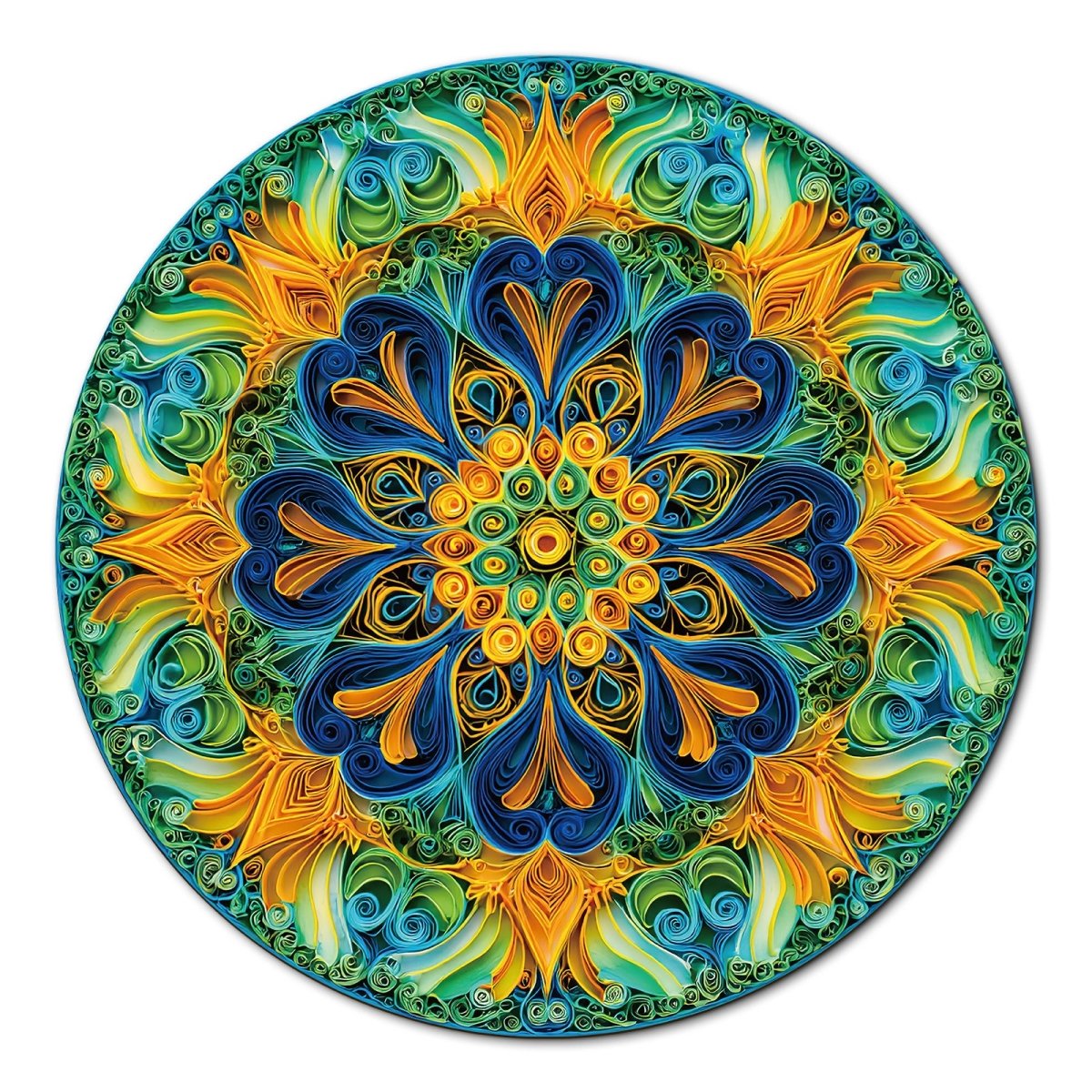 Artistic 1000 - Piece Cardboard Jigsaw Puzzle - Mystic Mandala - KAAYEE Puzzle