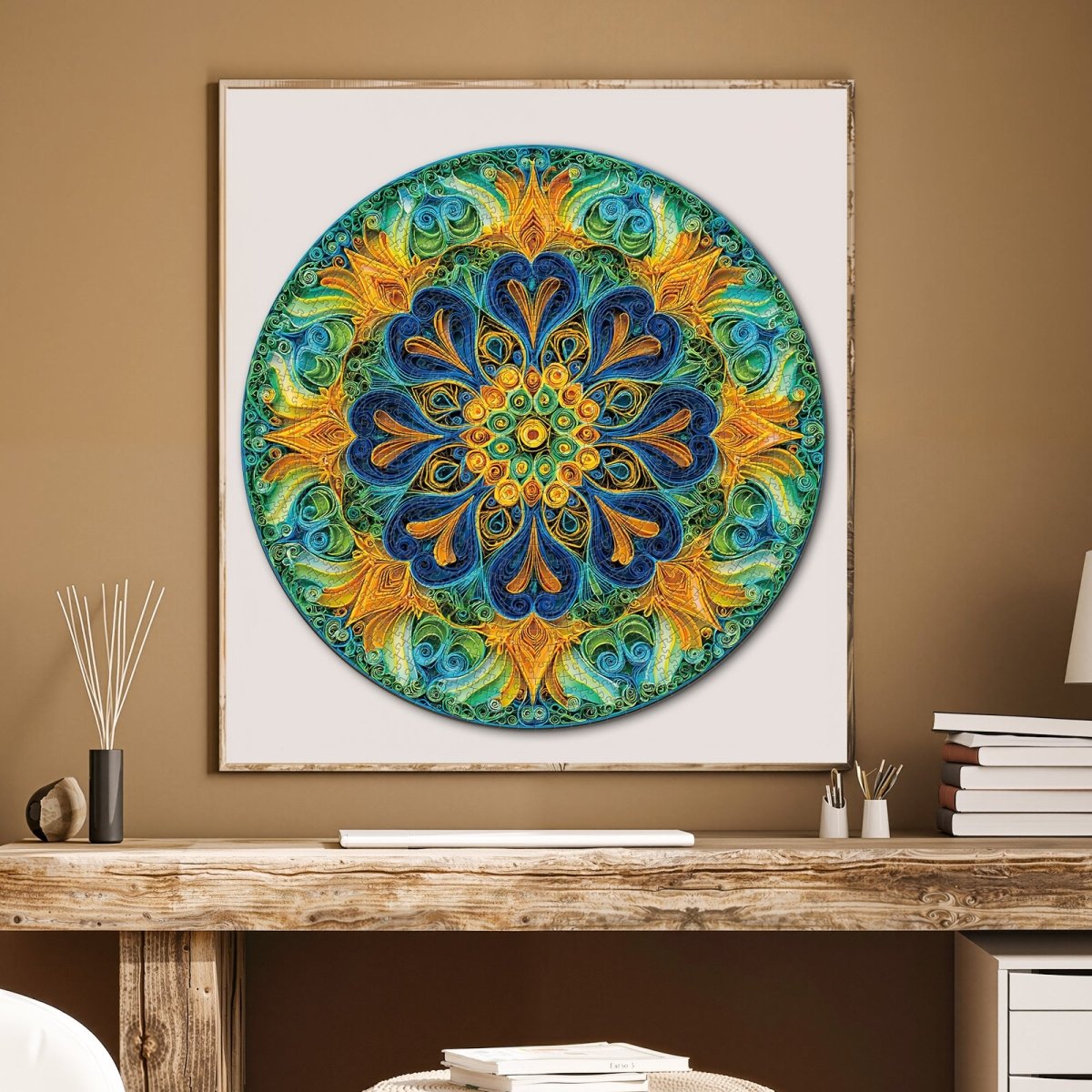 Artistic 1000 - Piece Cardboard Jigsaw Puzzle - Mystic Mandala - KAAYEE Puzzle