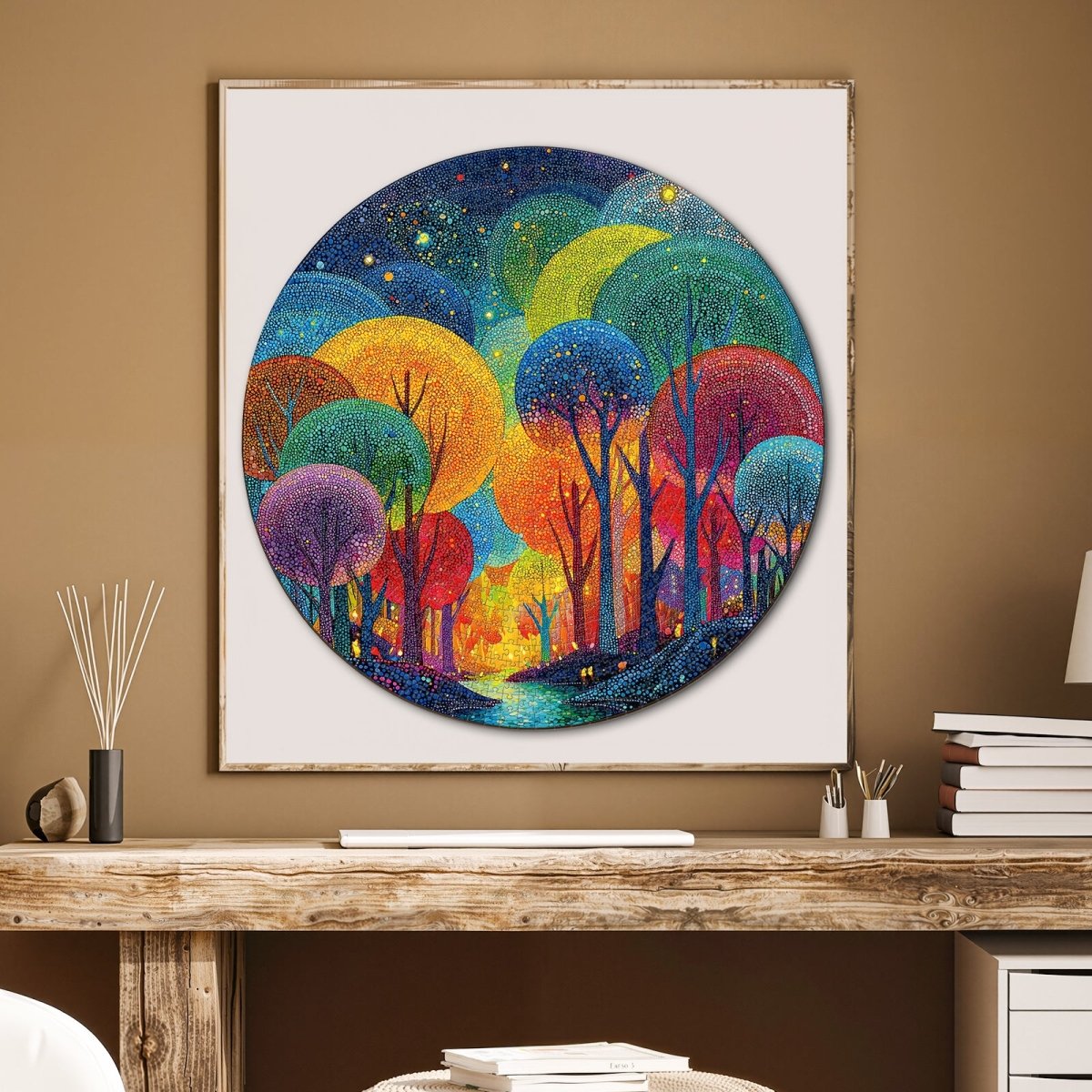 Artistic 1000 - Piece Cardboard Jigsaw Puzzle - Polka Dot Tree - KAAYEE Puzzle