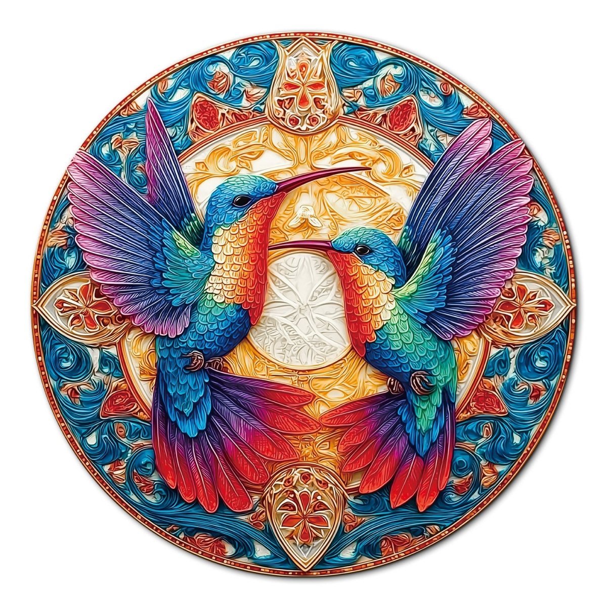 Artistic 1000 - Piece Cardboard Jigsaw Puzzle - Sacred Wings in Light - KAAYEE Puzzle