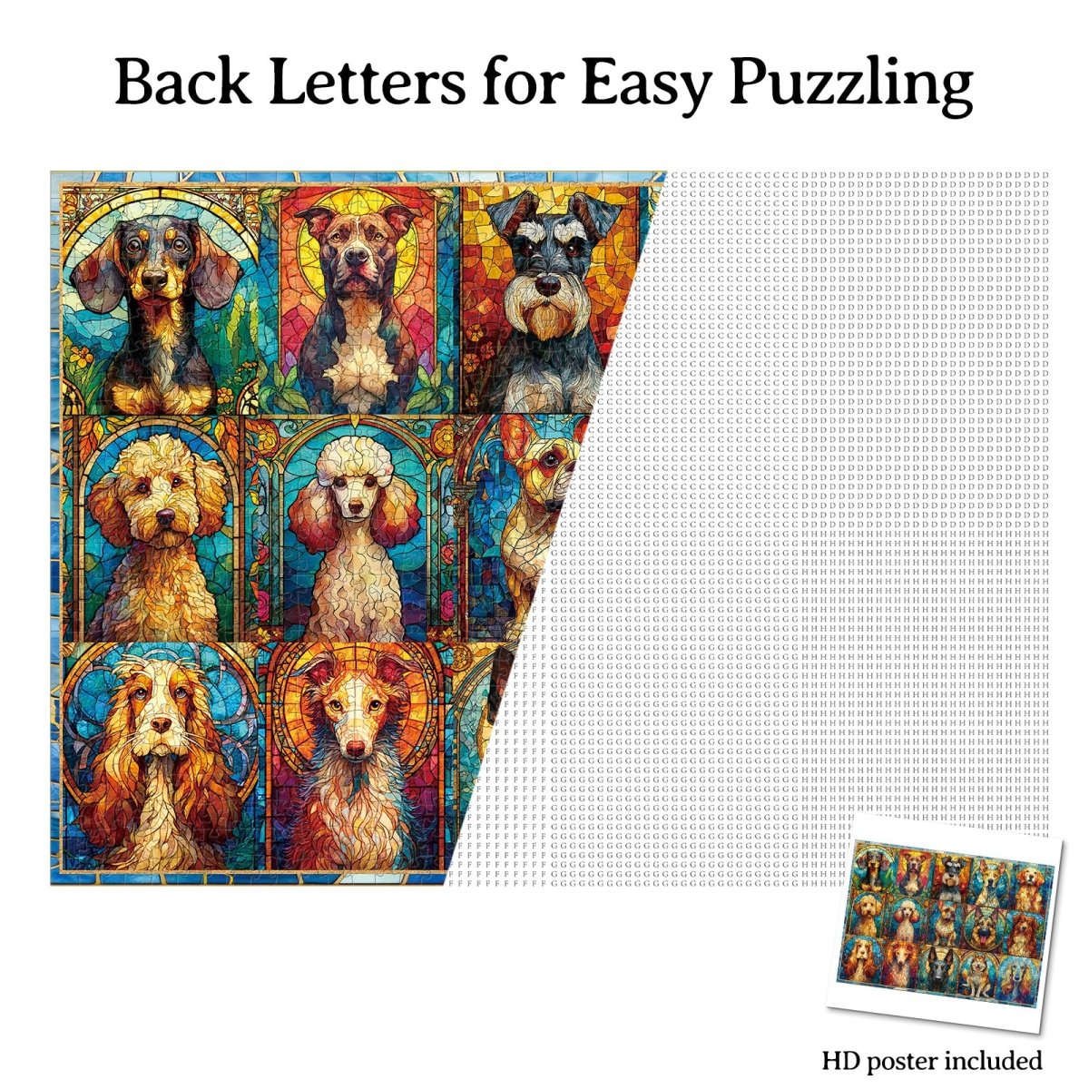 Artistic 1000 - Piece Cardboard Jigsaw Puzzle - Sea Glass Dog - KAAYEE Puzzle