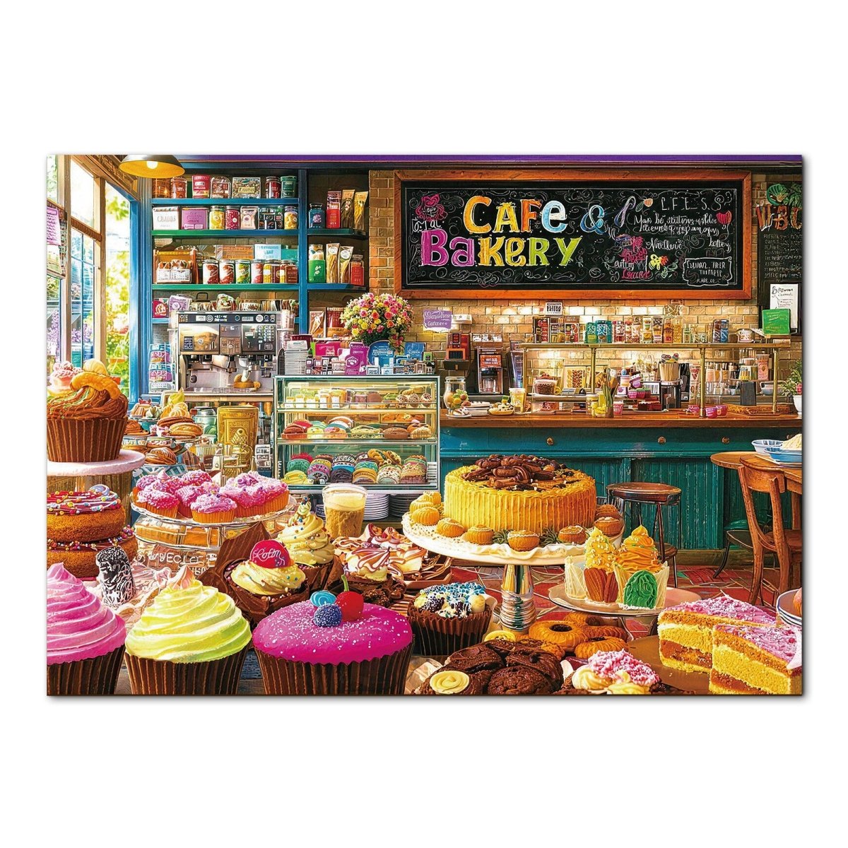 Artistic 1000 - Piece Cardboard Jigsaw Puzzle - Sweet Dream Bakery - KAAYEE Puzzle