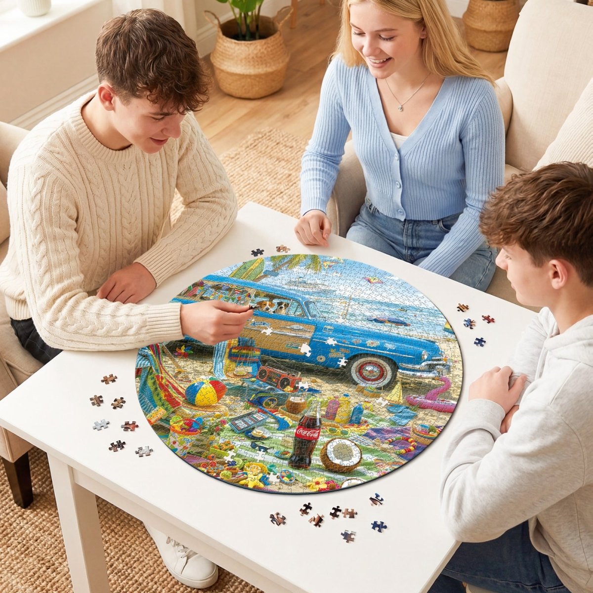 Artistic 1000 - Piece Cardboard Jigsaw Puzzle - Tropical Seaside Holiday - KAAYEE Puzzle