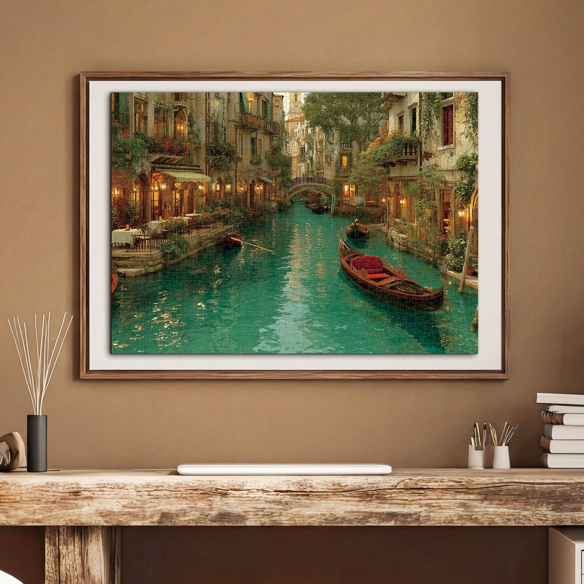 Artistic 1000 - Piece Cardboard Jigsaw Puzzle - Warm City - KAAYEE Puzzle