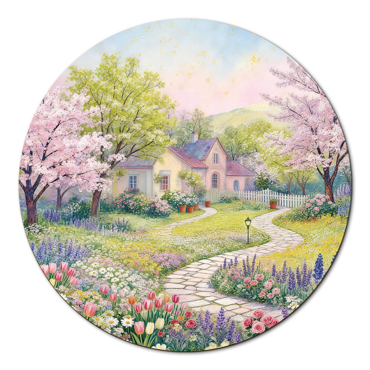 Artistic 1000 - Piece Cardboard Jigsaw Puzzle - Whispers of Sakura Meadow - KAAYEE Puzzle