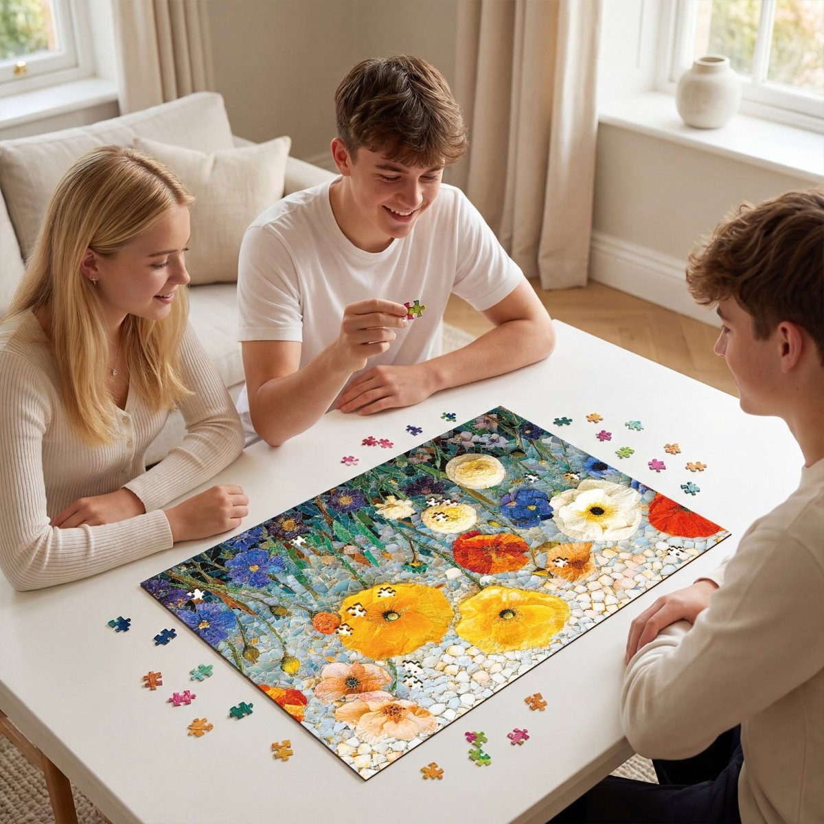 Artistic 1000 - Piece Cardboard Jigsaw Puzzle - Wildflower - KAAYEE Puzzle