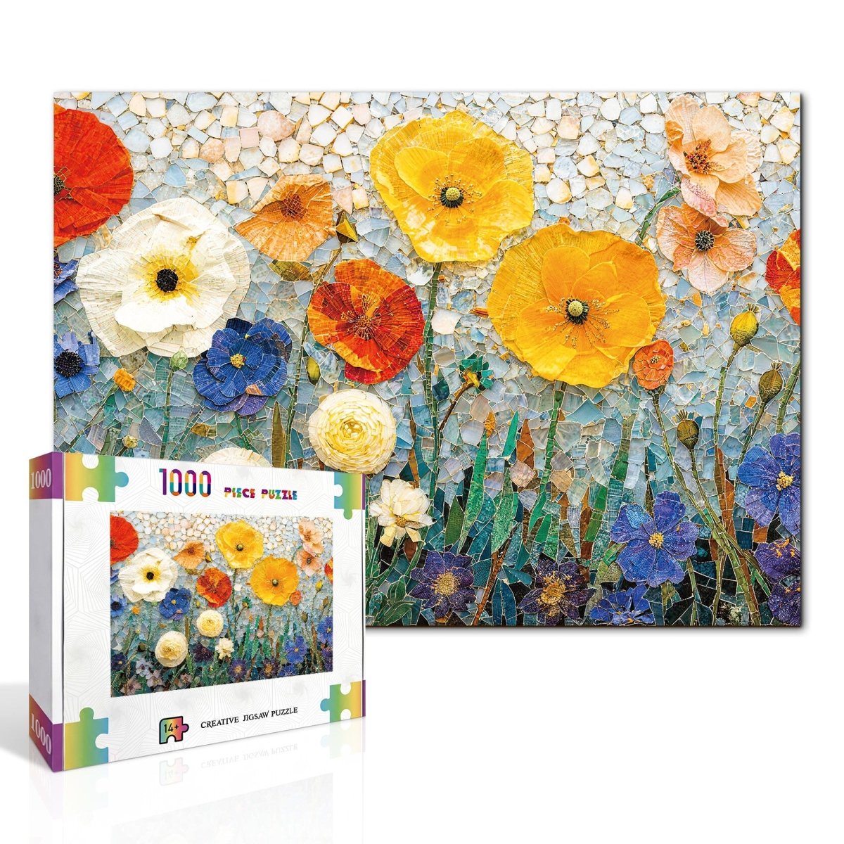 Artistic 1000 - Piece Cardboard Jigsaw Puzzle - Wildflower - KAAYEE Puzzle