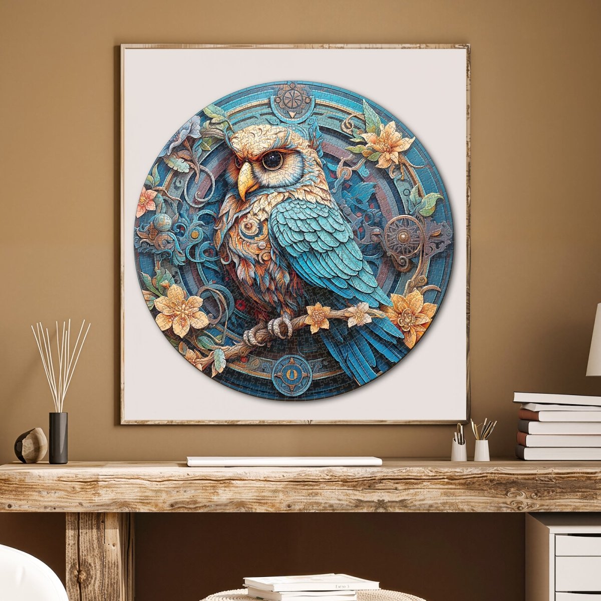 Artistic 1000 - Piece Cardboard Jigsaw Puzzle - Wise Owl - KAAYEE Puzzle