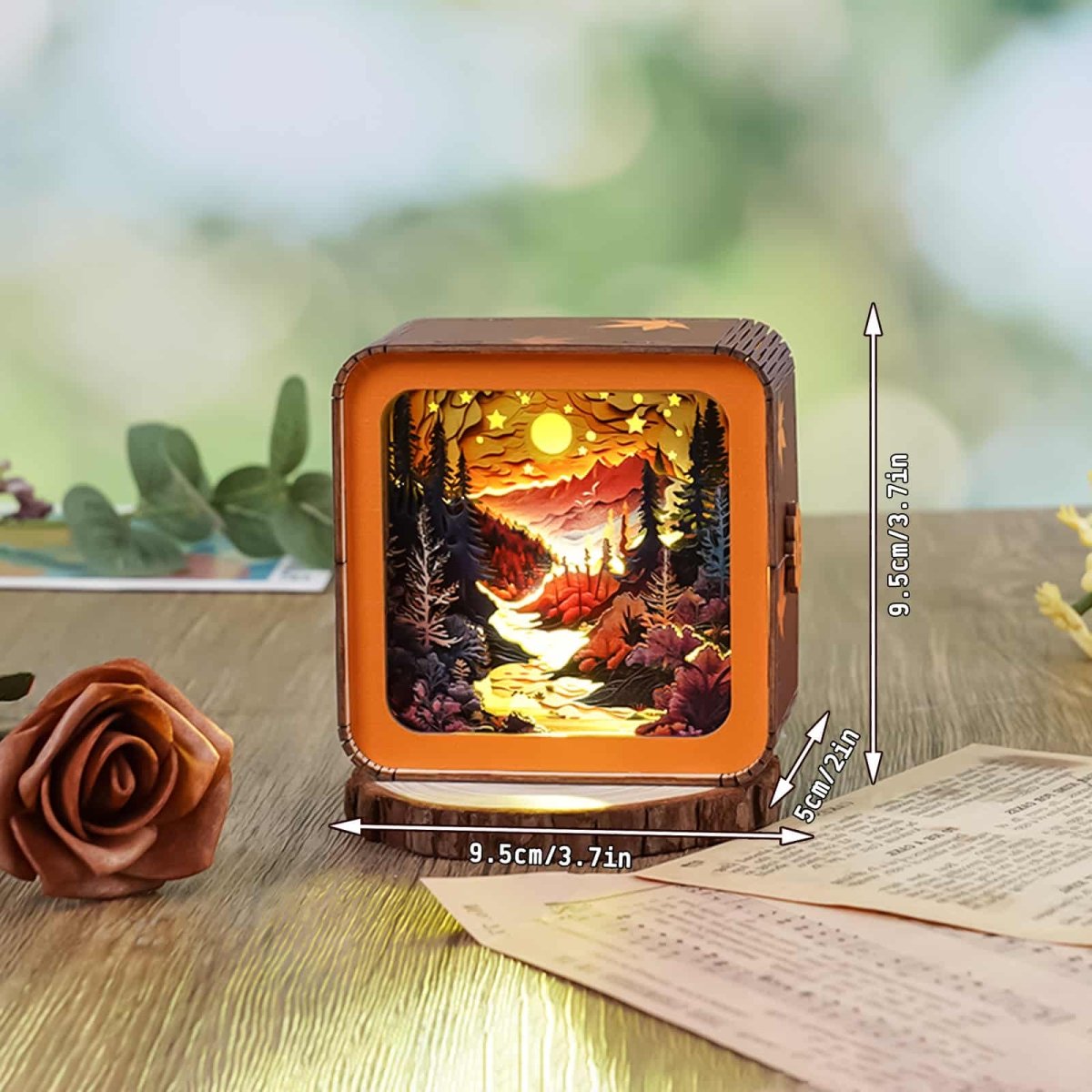 Autumn Forest Sunset Night Light - KAAYEE Puzzle