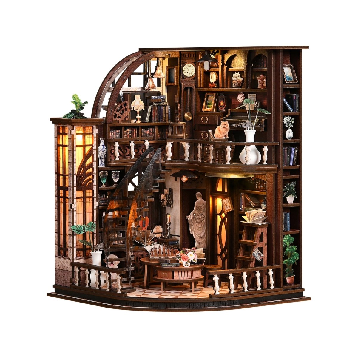 Bacchus Bookstore DIY Miniature House - KAAYEE Puzzle