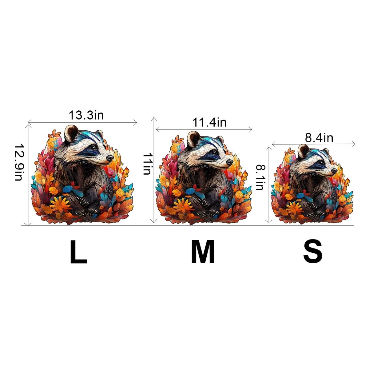 Badger Wooden Jigsaw Puzzle - KAAYEE Puzzle