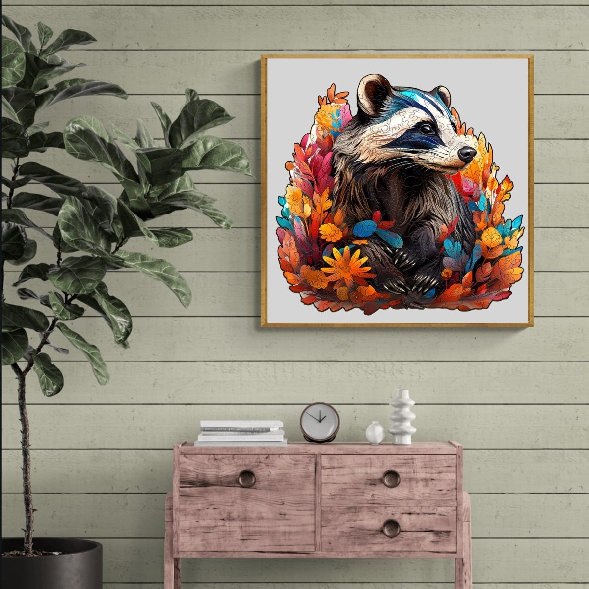 Badger Wooden Jigsaw Puzzle - KAAYEE Puzzle